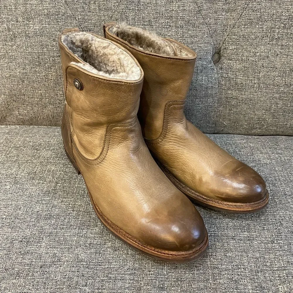 Frye Mara Button Short Ankle Boots Women’s Size 9.5